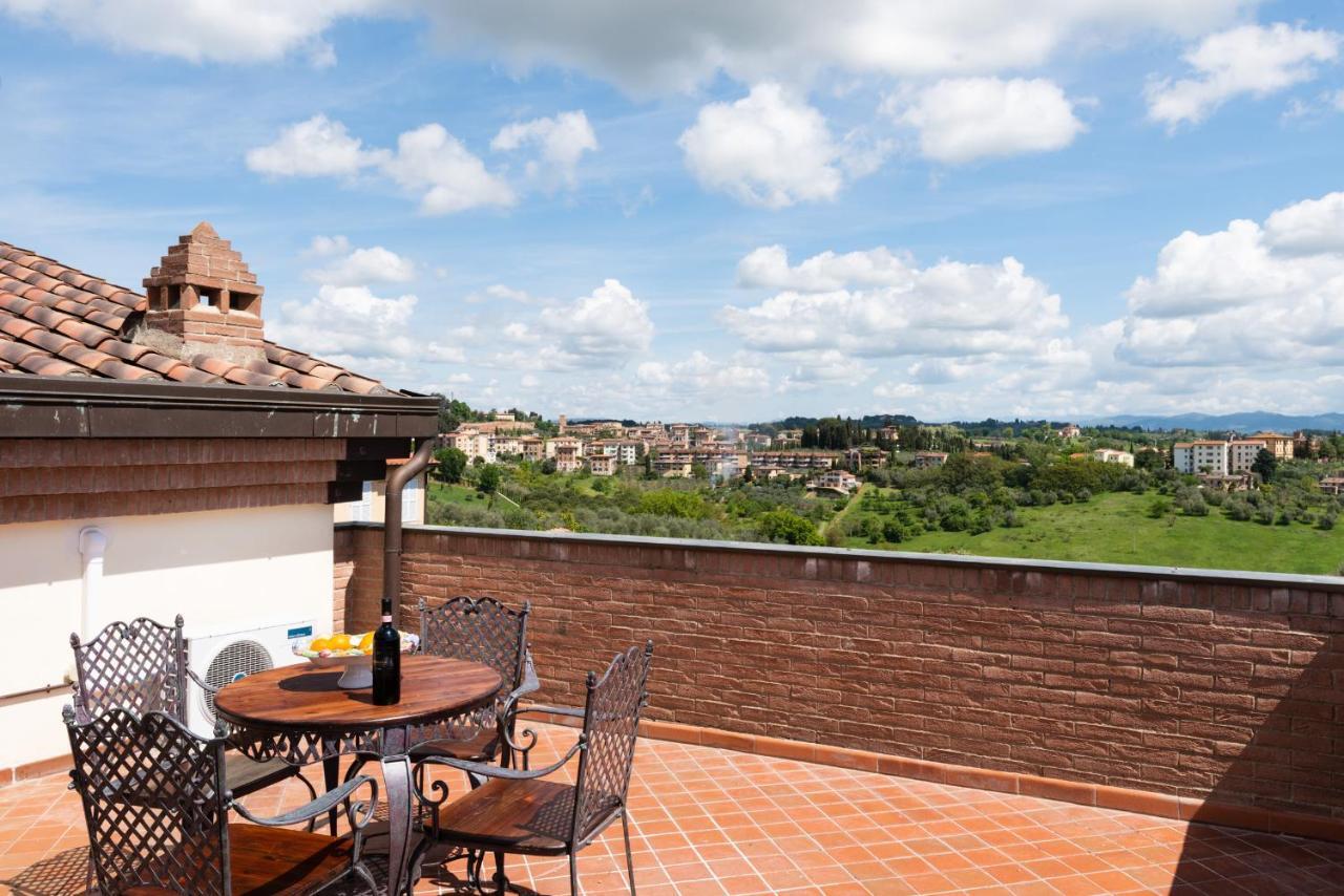 Luglie 360° Panoramic Terrace Daire Siena Dış mekan fotoğraf