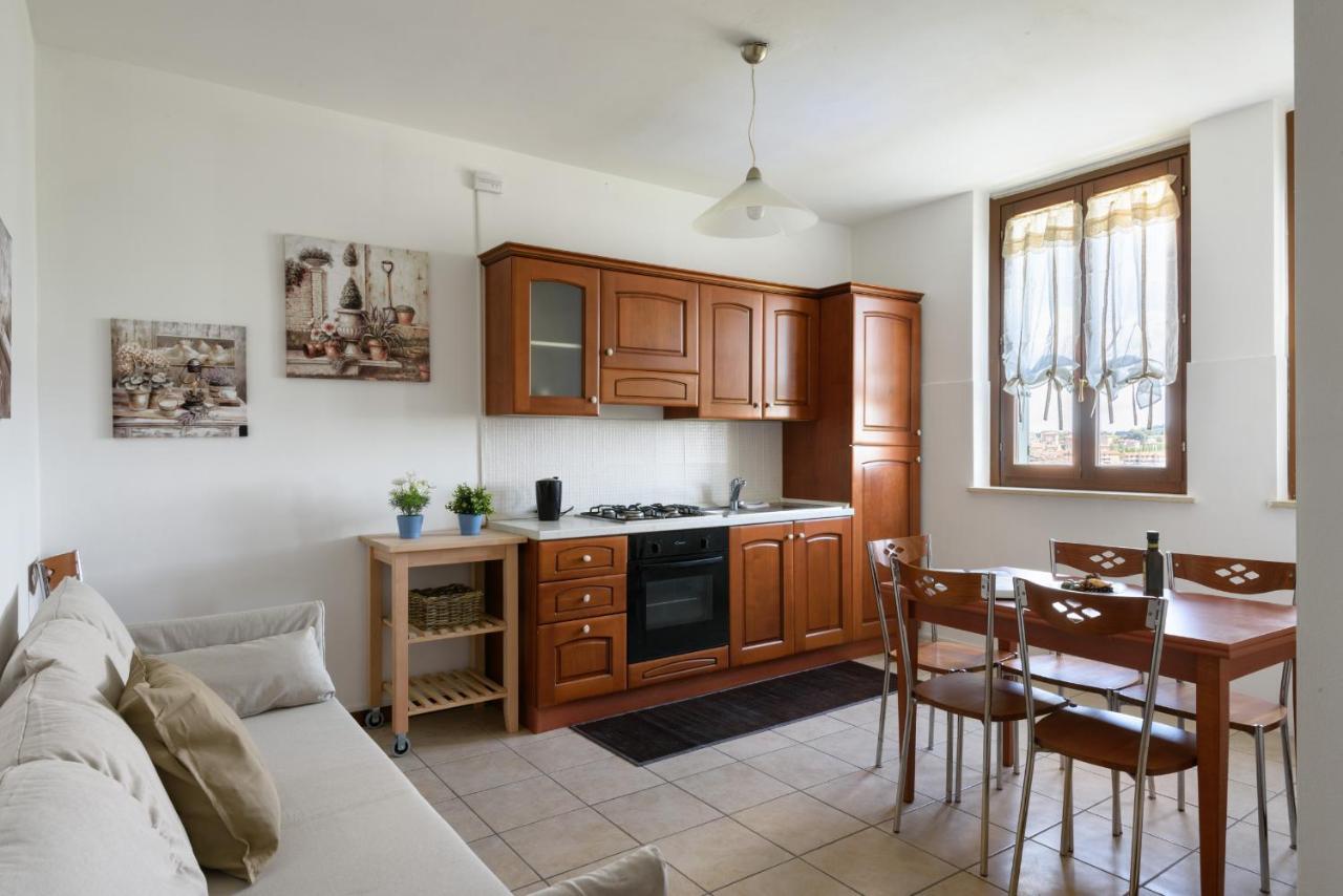 Luglie 360° Panoramic Terrace Daire Siena Dış mekan fotoğraf